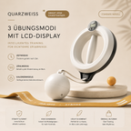 MOTION ONE Standard-Modell in Quarzweiß mit 3 Übungsmodi und LCD-Display